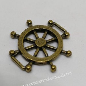 Paracord Aksesuar Gemici Dümeni Bronz Renk - Görsel 3