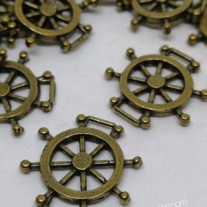 Paracord Aksesuar Gemici Dümeni Bronz Renk - Görsel 4