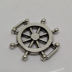 Paracord Aksesuar Gemici Dümeni Gümüş Renk - Görsel 1