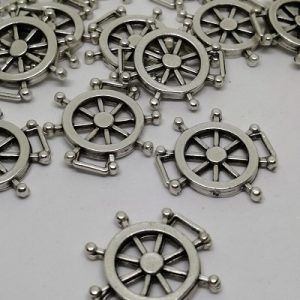 Paracord Aksesuar Gemici Dümeni Gümüş Renk - Görsel 2