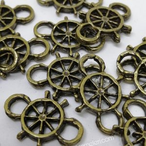 Paracord Aksesuar Orta Boy Gemici Dümeni Bronz Renk - Görsel 5