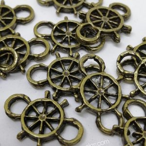 Paracord Aksesuar Orta Boy Gemici Dümeni Bronz Renk - Görsel 3