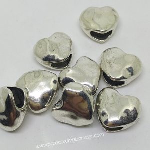 Paracord Aksesuar Kalp Desen Gümüş Renk - Görsel 2