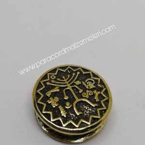 Paracord Aksesuar Kam Davulu Model A Bronz Renk - Görsel 1