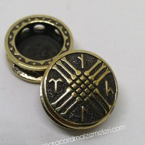 Paracord Aksesuar Kam Davulu Model C Bronz Renk - Görsel 4