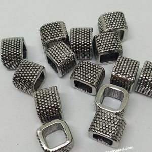 Paracord Aksesuar Kare Nokta Desen Boncuk - Görsel 1