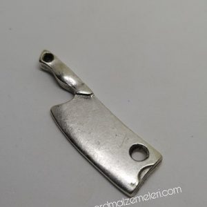 Paracord Aksesuar Kasap Satır Gümüş Renk - Görsel 3