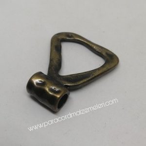 Paracord Aksesuar Kolye Klips Bermuda Bronz Renk - Görsel 4