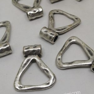 Paracord Aksesuar Kolye Klips Bermuda Gümüş Renk - Görsel 2