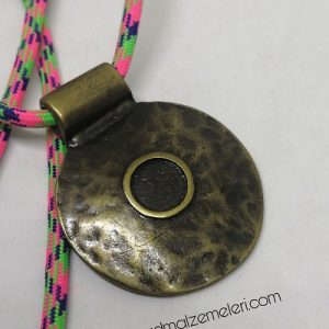 Paracord Aksesuar Kolye Krater Model Bronz Renk - Görsel 4