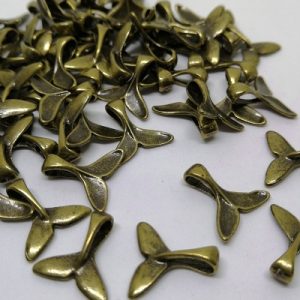 Paracord Aksesuar Mini Boy Balina Kuyruk Bronz Renk - Görsel 2