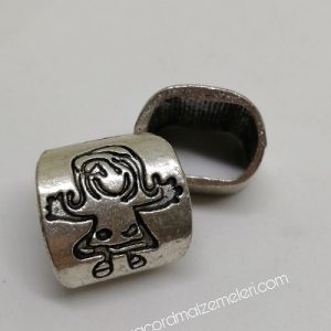 Paracord Aksesuar Şeker Kız Boncuk - Görsel 1