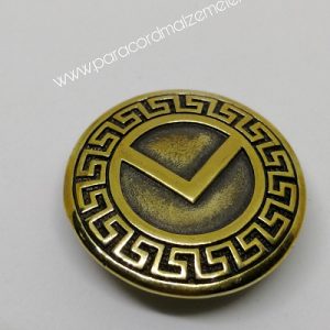Paracord Aksesuar Spartan Helmet Kalkan Model A Bronz Renk - Görsel 1