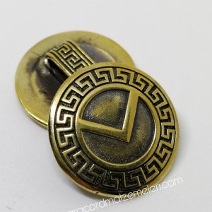 Paracord Aksesuar Spartan Helmet Kalkan Model A Bronz Renk - Görsel 3
