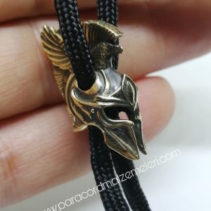 Paracord Aksesuar Spartan Helmet Kask Kartal Bronz Renk - Görsel 1