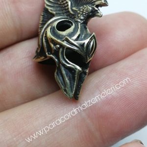 Paracord Aksesuar Spartan Helmet Kask Kartal Bronz Renk - Görsel 4