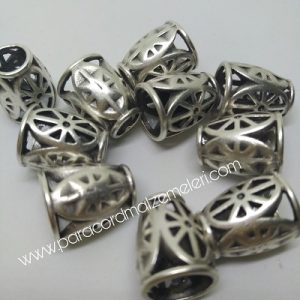 Paracord Aksesuar Stopper Gümüş Renk - Görsel 1
