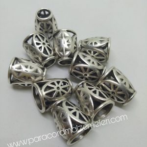 Paracord Aksesuar Stopper Gümüş Renk - Görsel 2
