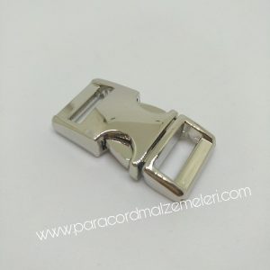 Paracord Bileklik Aksesuar Toka Klips Gümüş Renk Küçük Boy - Görsel 5