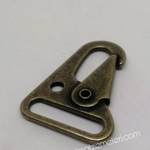 Paracord Bileklik Aksesuar Tüfek Kanca Klips Bronz Renk - Görsel 1