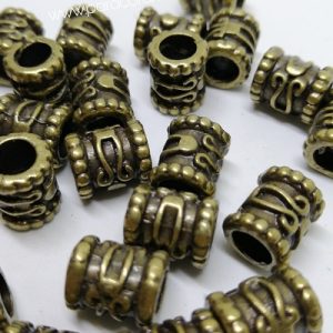 Paracord Aksesuar Viking Desen Boncuk Bronz Renk - Görsel 1