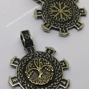 Paracord Aksesuar Viking Figür Kolye Model B - Görsel 1