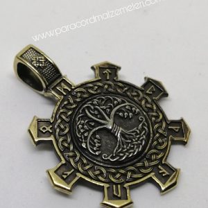 Paracord Aksesuar Viking Figür Kolye Model A - Görsel 3