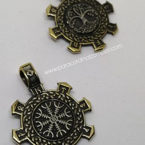 Paracord Aksesuar Viking Figür Kolye Model A - Görsel 1