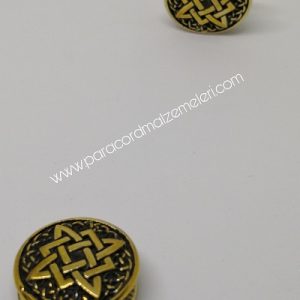Paracord Aksesuar Viking Figür Square Of Svarog Bronz Renk - Görsel 4
