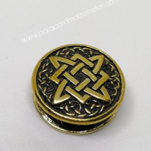 Paracord Aksesuar Viking Figür Square Of Svarog Bronz Renk - Görsel 1