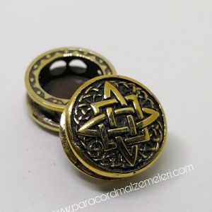 Paracord Aksesuar Viking Figür Square Of Svarog Bronz Renk - Görsel 2