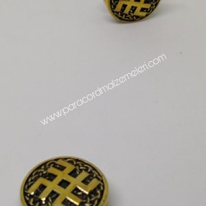 Paracord Aksesuar Viking Figür Symbol Of Svarog  Bronz Renk - Görsel 3