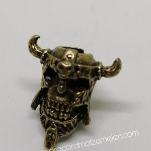 Paracord Aksesuar Viking Hayalet Savaşçı Gümüş Renk - Görsel 7