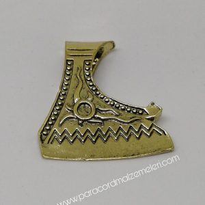 Paracord Bileklik Aksesuar Viking Klips Nacak Bronz Renk - Görsel 2