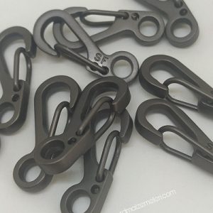 Paracord Anahtarlık Karabina Gri Renk - Görsel 4