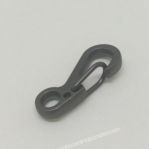 Paracord Anahtarlık Karabina Gri Renk - Görsel 3