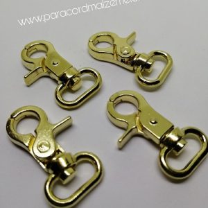 Paracord Anahtarlık Papağan Ağız Küçük Boy Gold Renk - Görsel 2
