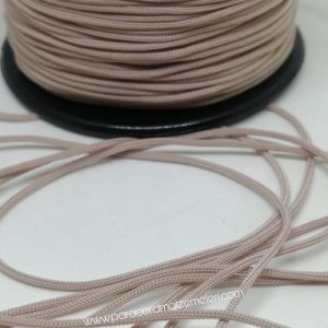 Paracord Bileklik Aksesuar Makrome İpi 1 mm Mat Bej Renk - Görsel 2