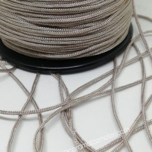 Paracord Bileklik Aksesuar Makrome İpi 1 mm Parlak Bej Renk - Görsel 4