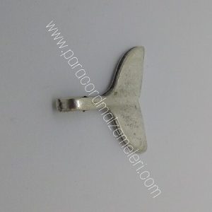 Paracord Bileklik Balina Kuyruk Aksesuar Gümüş Renk - Görsel 4