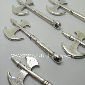 Paracord Aksesuar Balta Saplı Model Gümüş Renk - Görsel 5