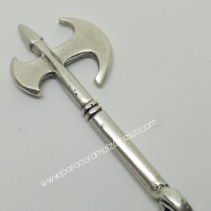 Paracord Aksesuar Balta Saplı Model Gümüş Renk - Görsel 6