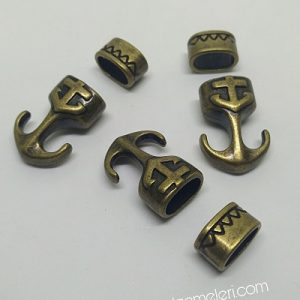 Paracord Aksesuar Çapa Klips Set Bronz Renk - Görsel 3