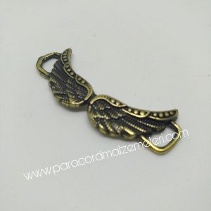 Paracord Bileklik Aksesuar Melek Kanat Bronz Renk - Görsel 4