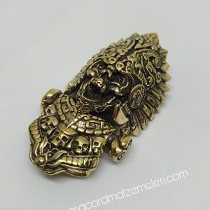 Paracord Bileklik Aksesuar Klips Aztec Model Bakır Renk - Görsel 5