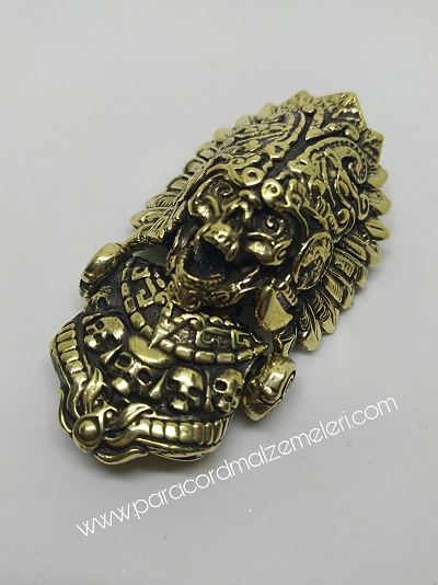 Paracord-Bileklik-Aksesuar-Klips-Aztec-Model-Bronz-Renk.jpg