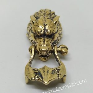 Paracord Bileklik Aksesuar Klips Canavar Kurt Bakır Renk - Görsel 2