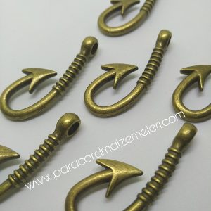 Paracord Bileklik Aksesuar Klips İğne Bronz Renk - Görsel 6