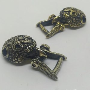 PARACORD BİLEKLİK AKSESUAR KLİPS KARTAL BRONZ RENK - Görsel 7