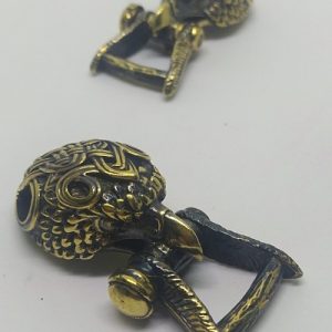 PARACORD BİLEKLİK AKSESUAR KLİPS KARTAL BRONZ RENK - Görsel 4